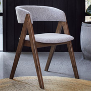 The Curve Wooden Dining Chair dark