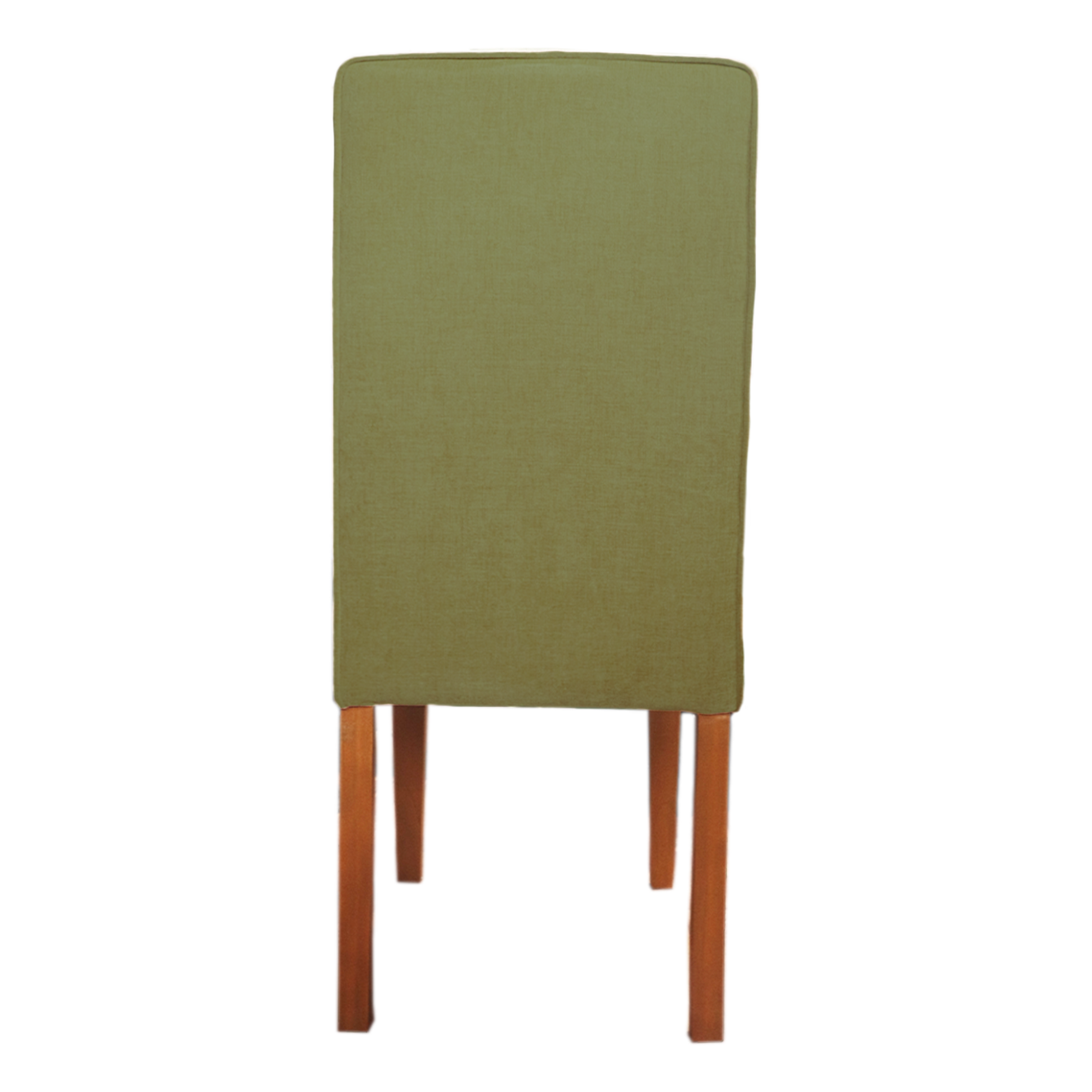 Moss Green Full Back Solid Wood Dining Chair
