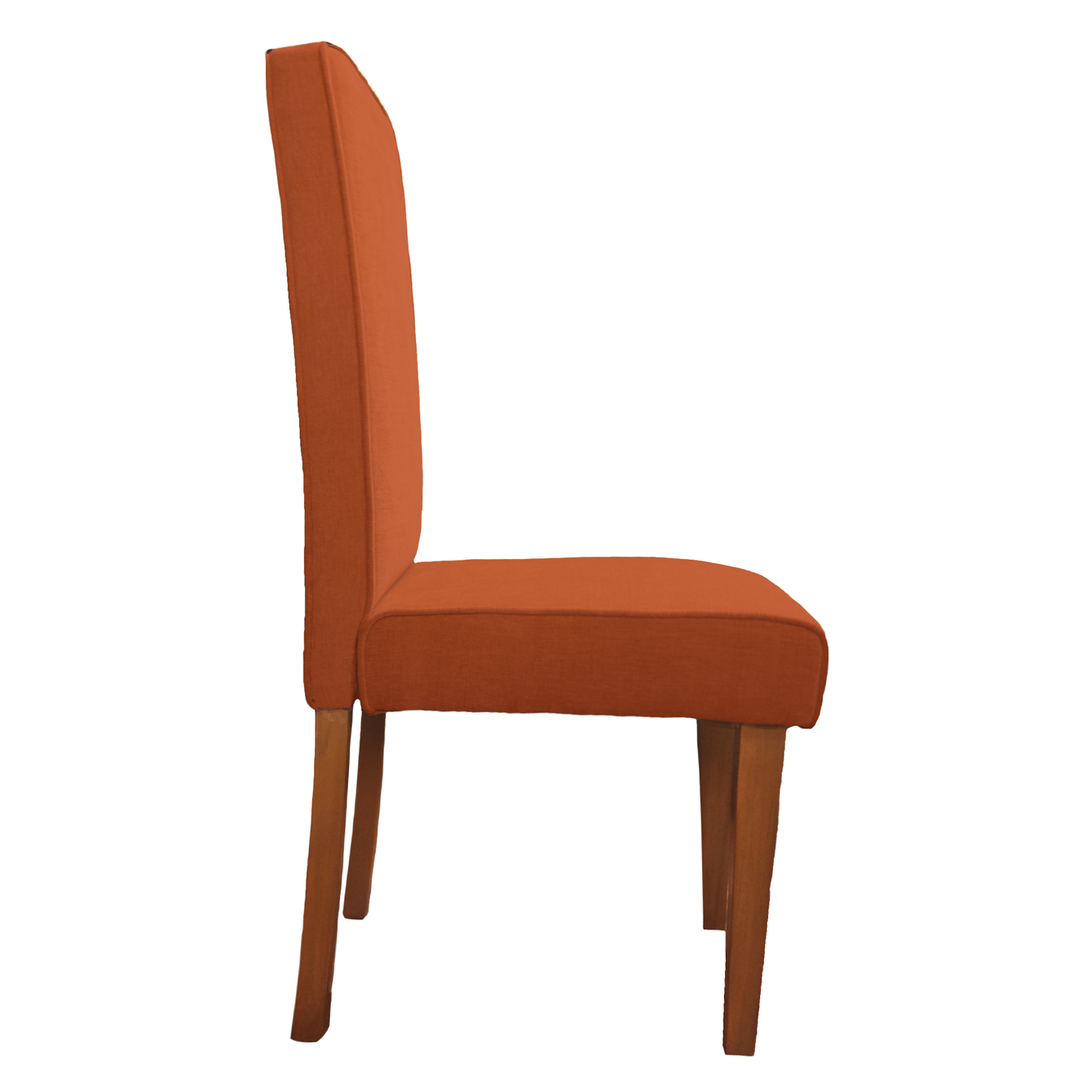 Brick Full Back Solid Wood Dining Chair