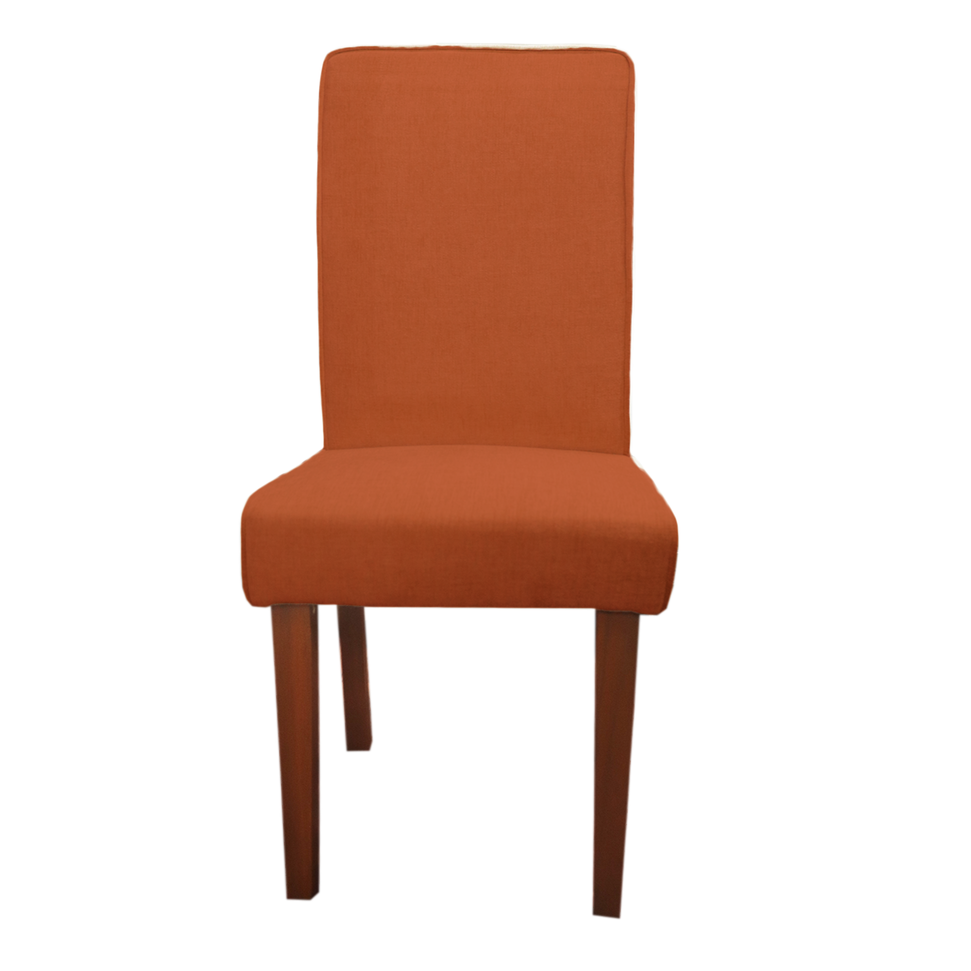 Brick Full Back Solid Wood Dining Chair