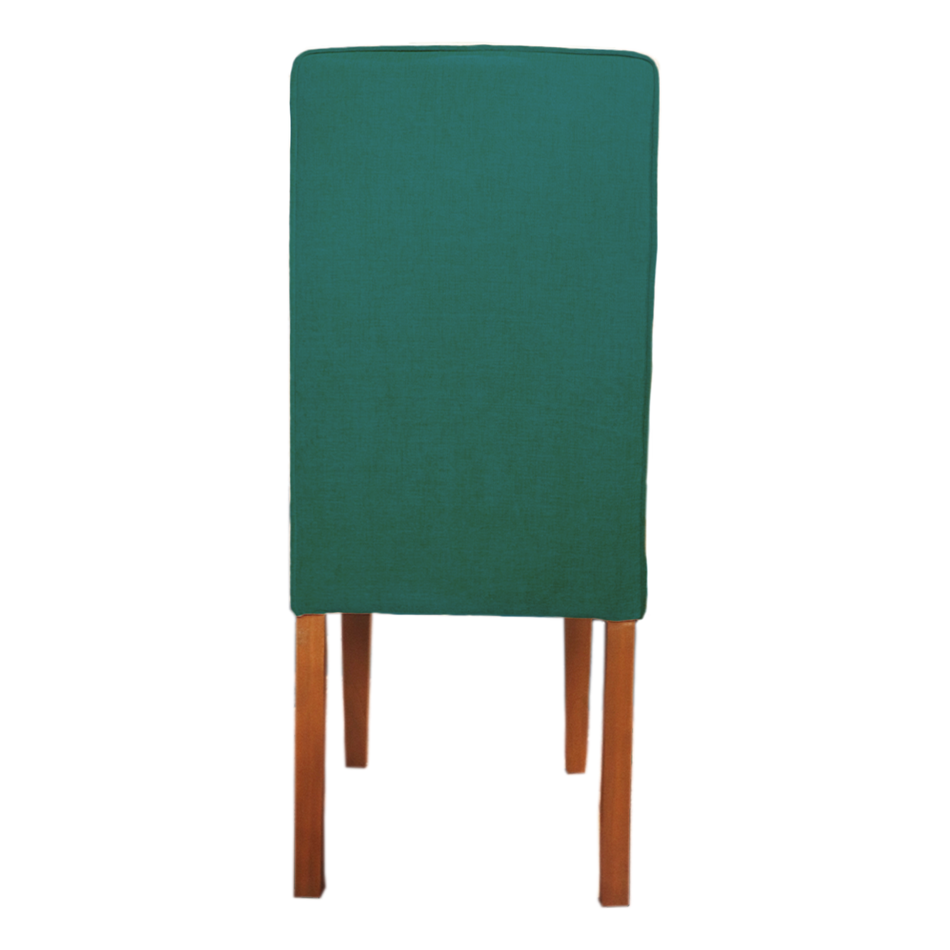 Emerald Green Full Back Solid Wood Dining Chair