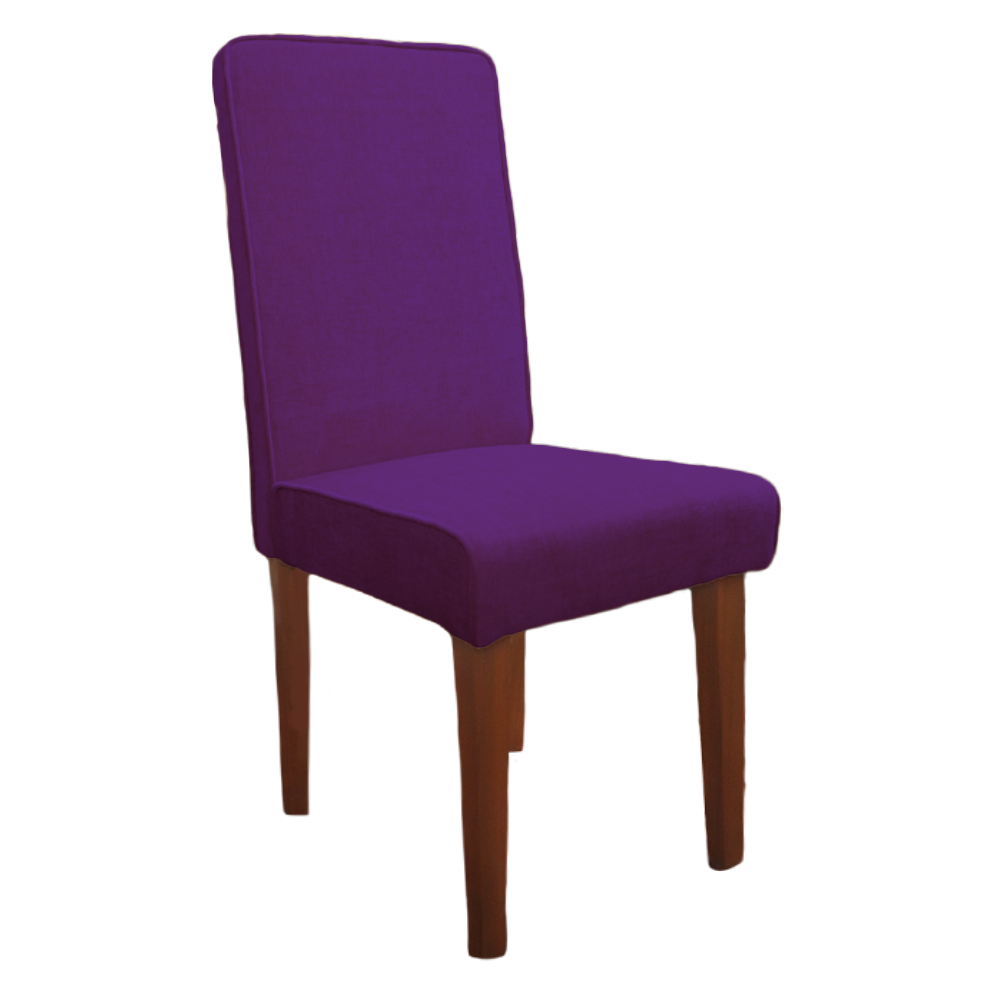 Royal Purple Full Back Solid Wood Dining Chair