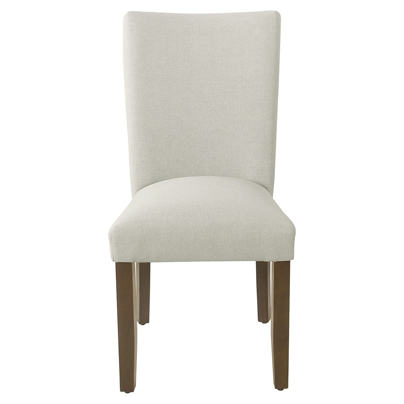 White - Off - White Full Back Solid Wood Dining Chair