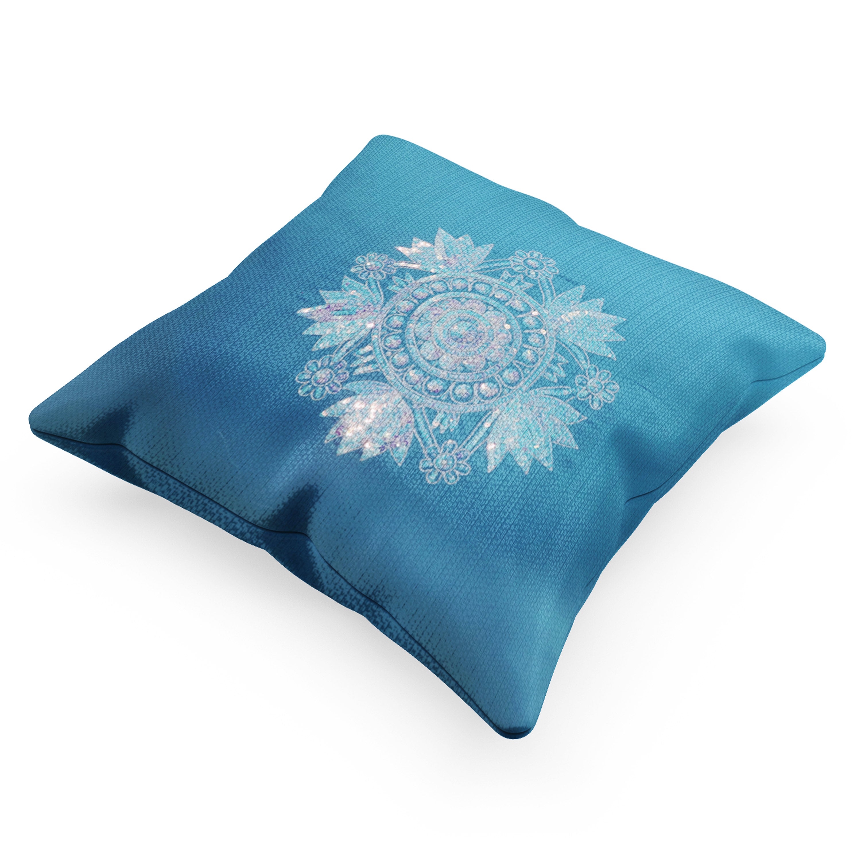 Cool Flora Hand Embroidered Cushion