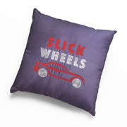 Wheels Hand Embroidered Cushion