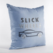 Wheels Hand Embroidered Cushion