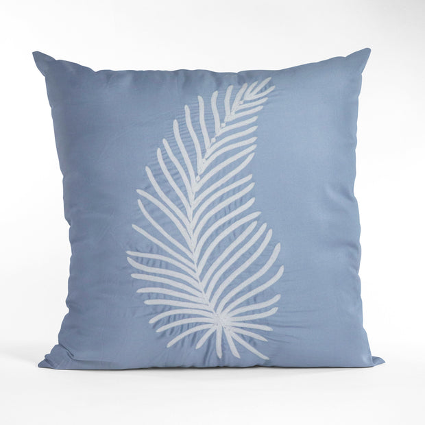 Leaf Hand Embroidered Cushion