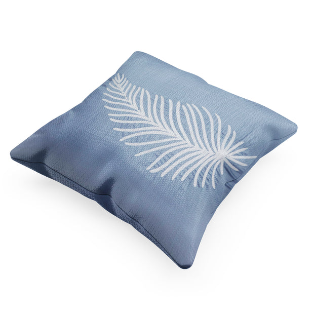 Leaf Hand Embroidered Cushion