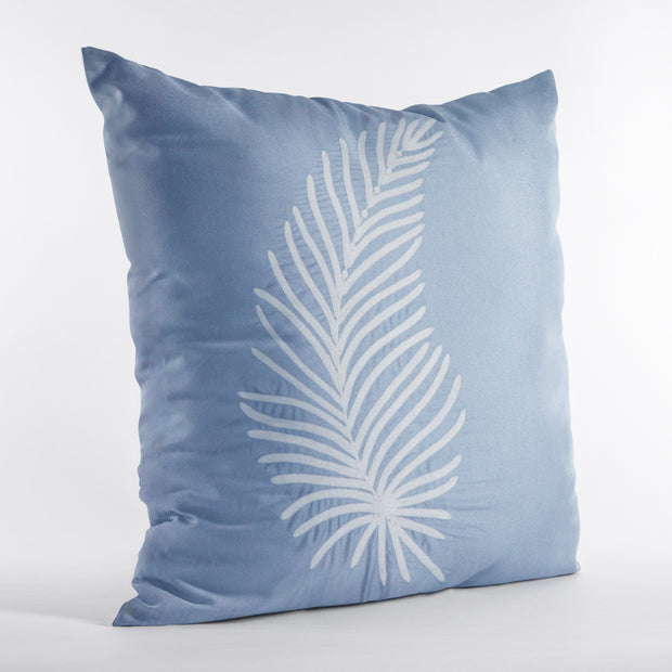 Leaf Hand Embroidered Cushion