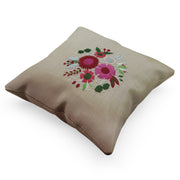 Flora Hand Embroidered Cushion