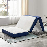 Foldable Luxury Mattress with Zippered Cover