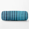 Bolster Pillow With Removable Cover -Blue Stripees