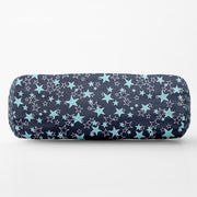 Bolster Pillows With Removable Cover - Navy Stars