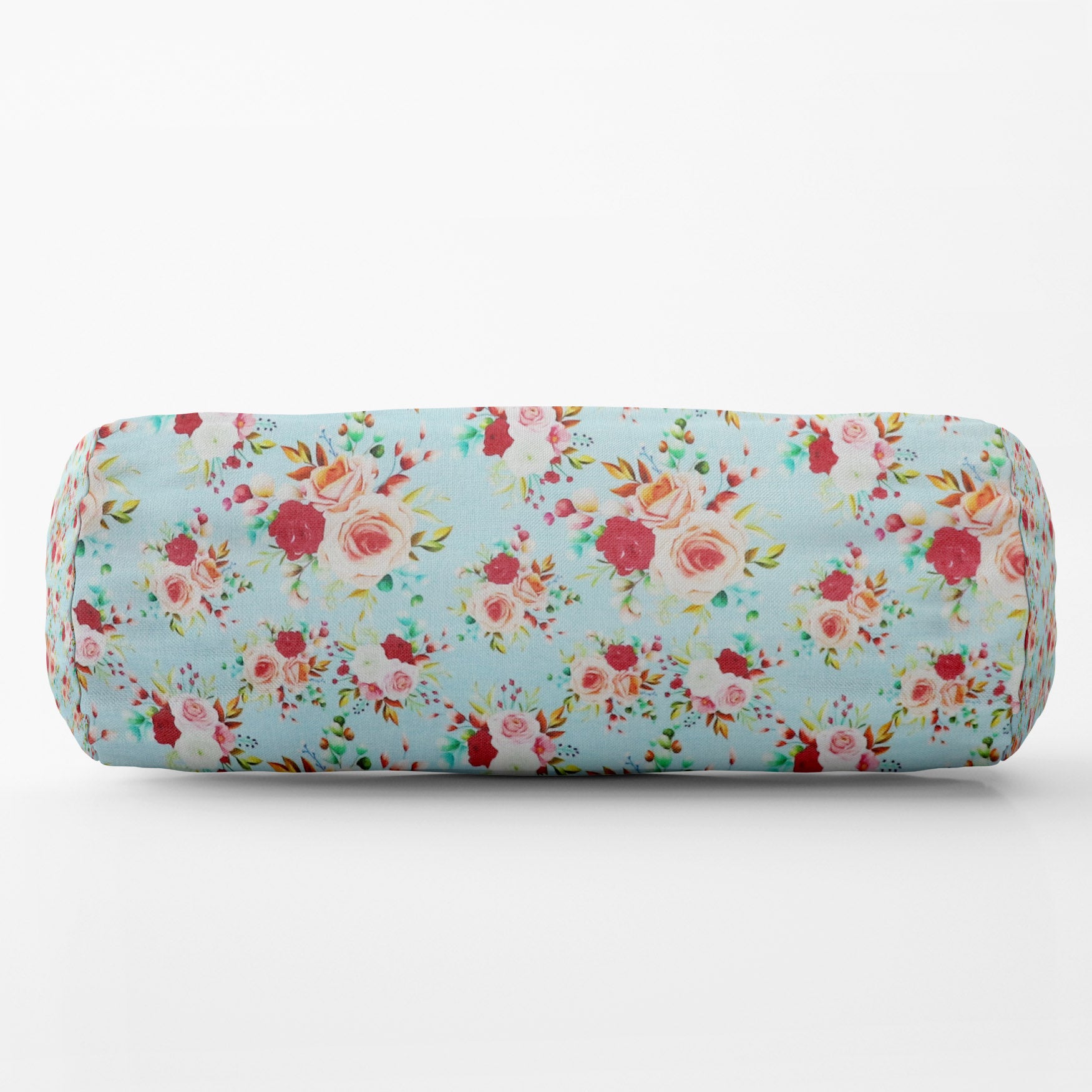Bolster Pillow With Removable Cover - Flora