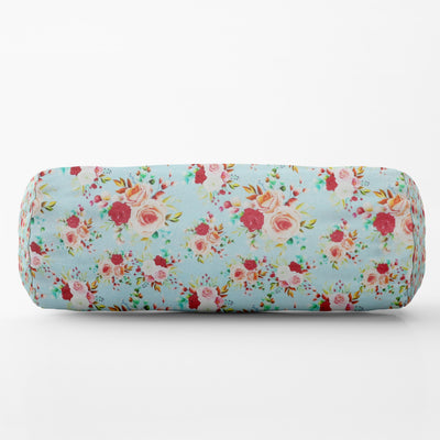 Bolster Pillow With Removable Cover - Flora