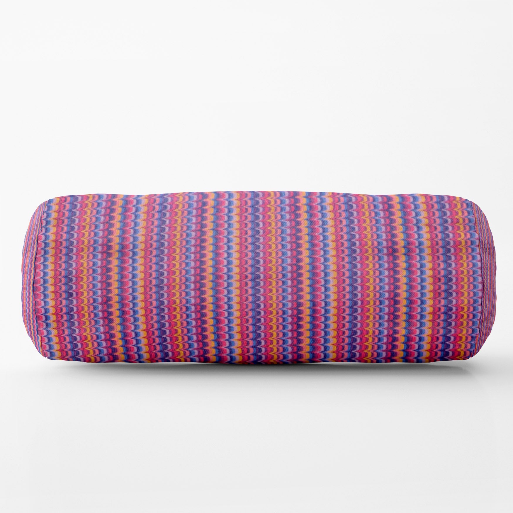 Bolster Pillow With Removable Cover - Chevron