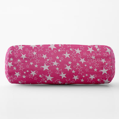 Bolster Pillows With Removable Cover - Pink Star