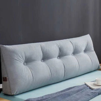 Dark Grey HeadBoard Bed/Floor Cushion