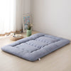 Japanese Futon Mattress for Sleeping, Foldable Japanese Bed Roll Up Mattress Tatami Mat Grey Color