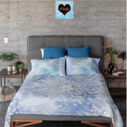 Blue Coozly Jacques Lamar Designer Bedsheet