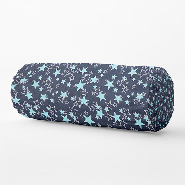 Bolster Pillows With Removable Cover - Navy Stars