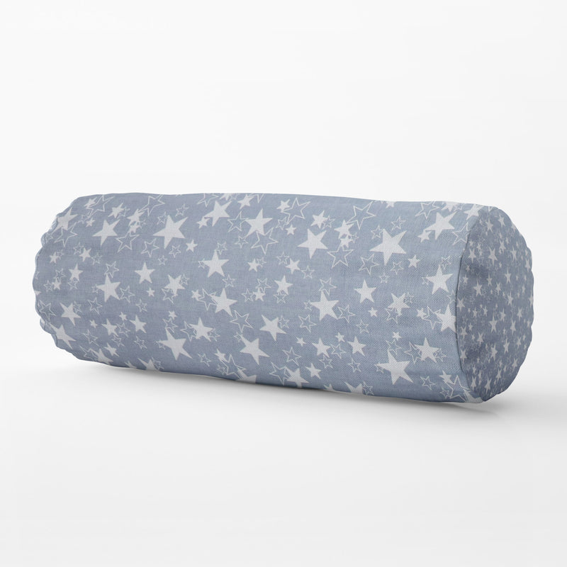 Bolster Pillow With Removable Cover - Grey Star