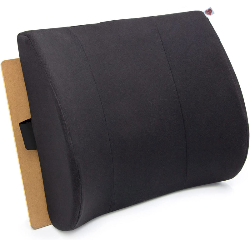 Coozly Orthopedic Half Lumbar Support | High Density Supportive Memory Foam Backrest Cushion