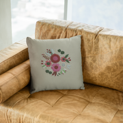 Flora Hand Embroidered Cushion