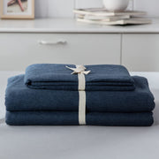 Fitted Cotton Jersey Custom Size BedSheet - Navy