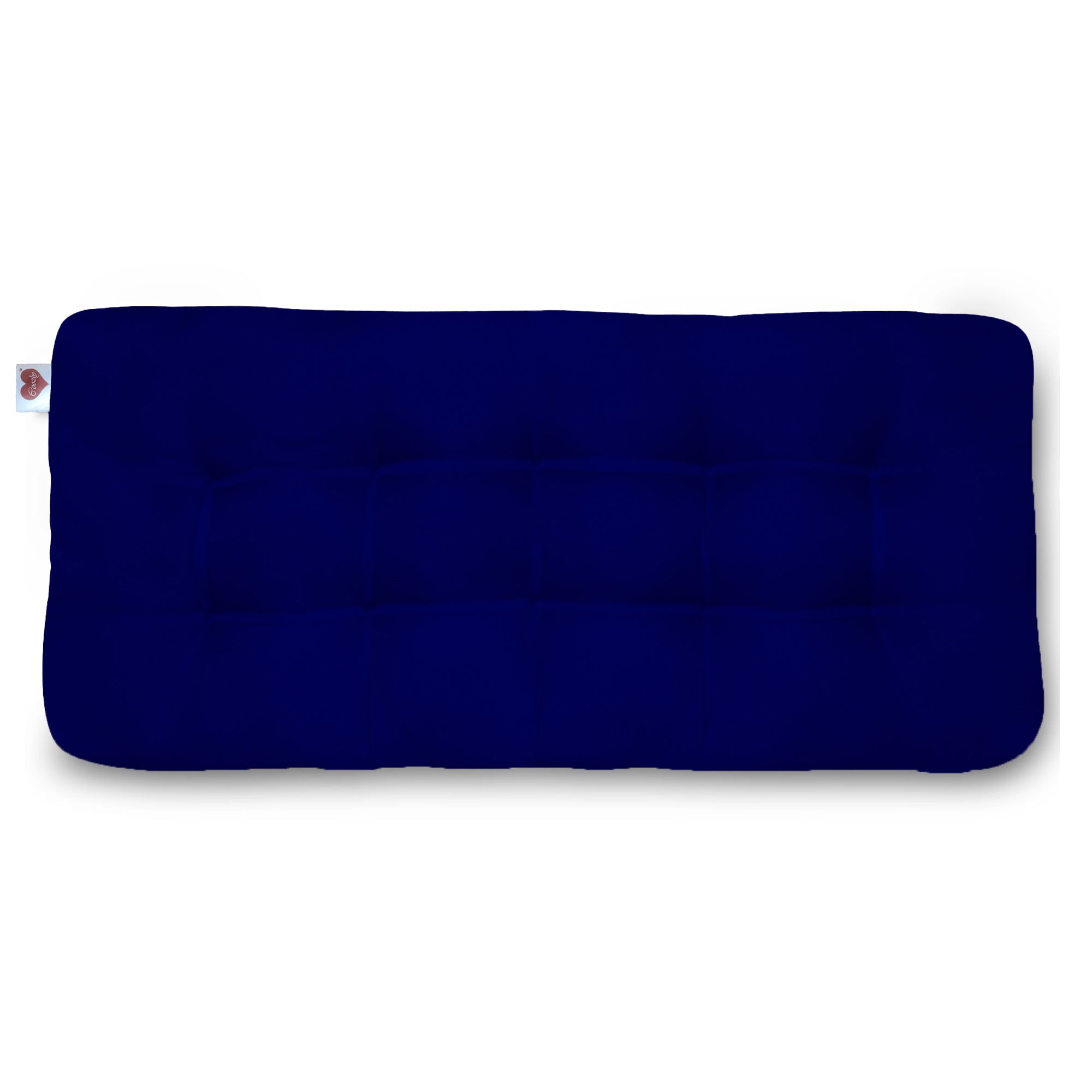 Navy Long Bench Fibre Cushions