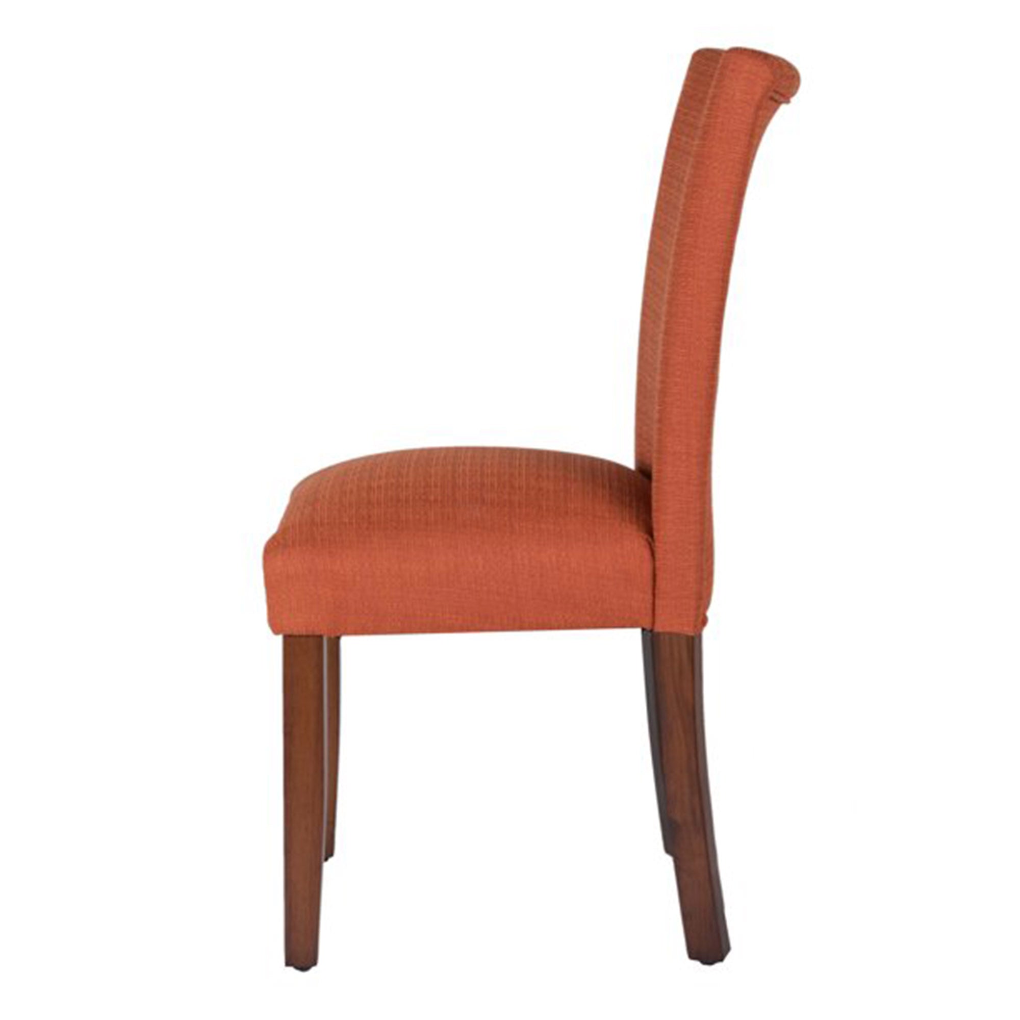 Brick Full Back Solid Wood Dining Chair