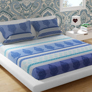 Paisley Magic Cotton 200 TC Bedsheet + 4 Pillow Covers