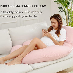 Light Pink - Coozly Belly Back Pregnancy Pillow