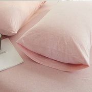 Fitted Cotton Jersey Custom Size BedSheet - Light Pink