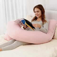 Light Pink - Coozly Belly Back Pregnancy Pillow