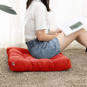 Red FloorVelvet Floor Cushion