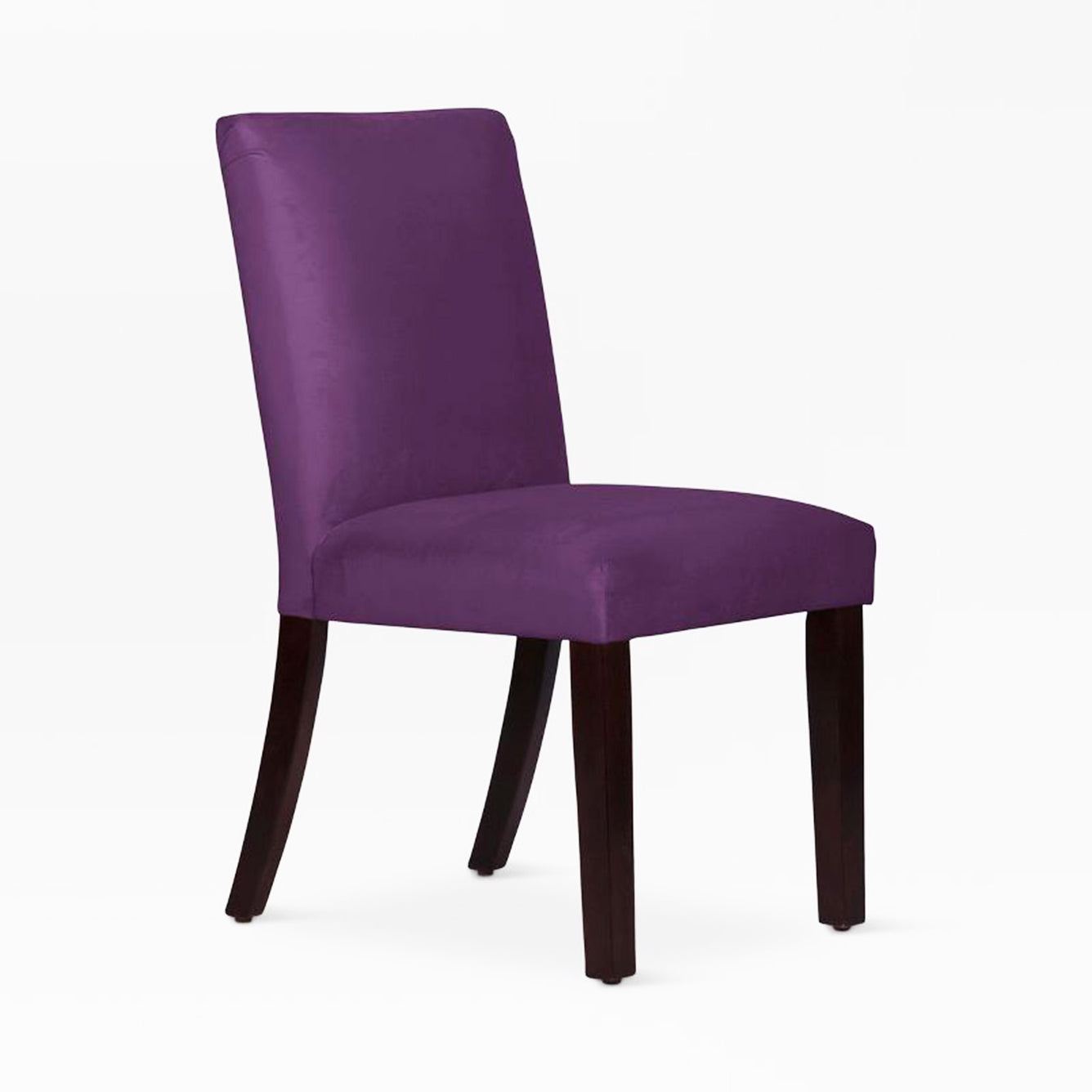 Royal Purple Full Back Solid Wood Dining Chair