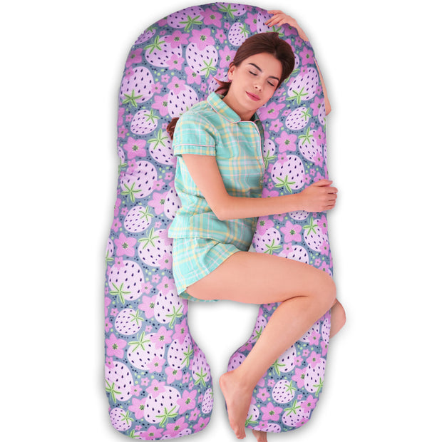 Strawberry Super Premium Body Contour Pregnancy Body Pillow