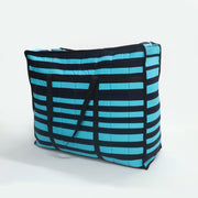 Blue Striped Coozly Lancom Zippered Storage Bags