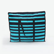 Blue Striped Coozly Lancom Zippered Storage Bags