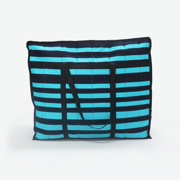 Blue Striped Coozly Lancom Zippered Storage Bags
