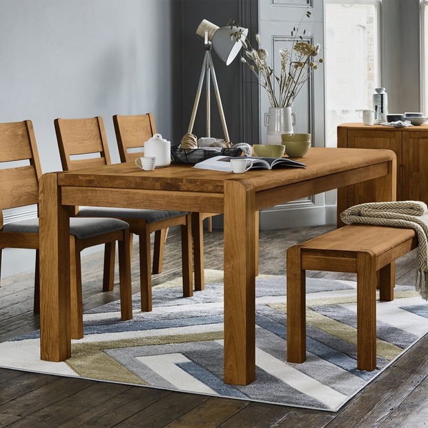 Brown Wooden Dining Table