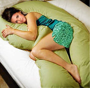 Beige-Coozly U Premium LYTE Pregnancy Body Pillow