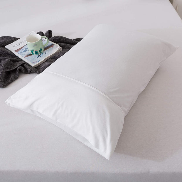 Fitted Cotton Jersey Custom Size BedSheet - White